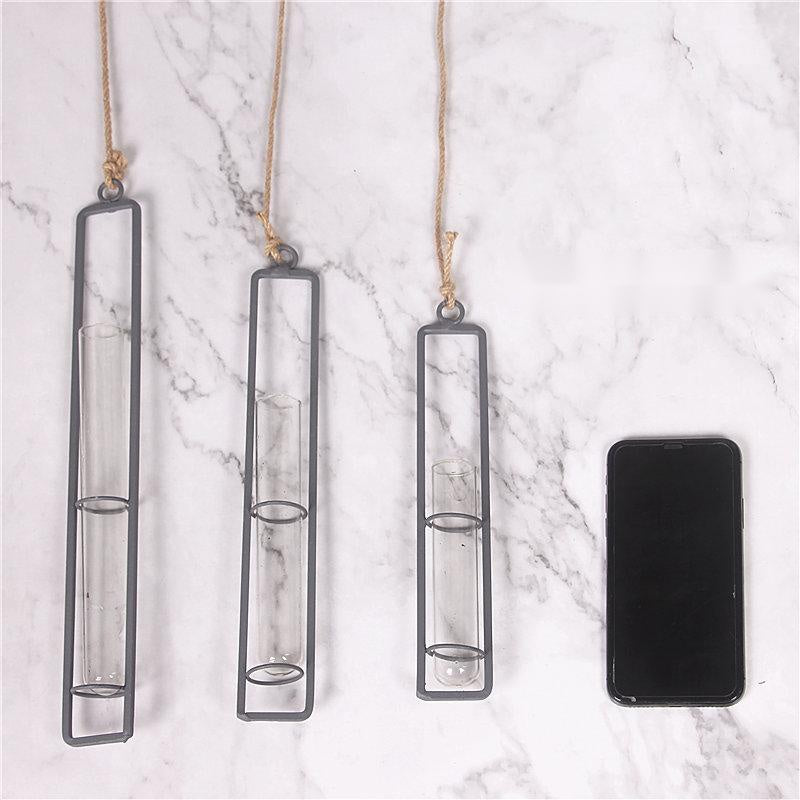 Aeris Hanging Glass Test Tube Vase