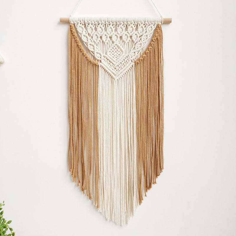 Cloudline Handwoven Tassel Tapestry