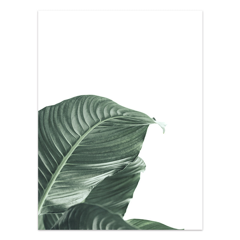 Green Leaf Serenity Wall Art
