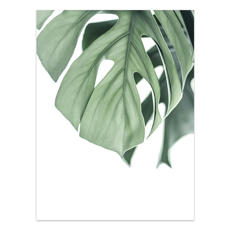 Green Leaf Serenity Wall Art