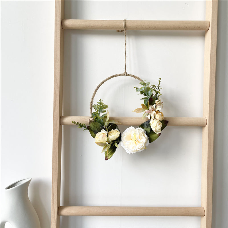 Vintage Rose Garland Wall Hanging