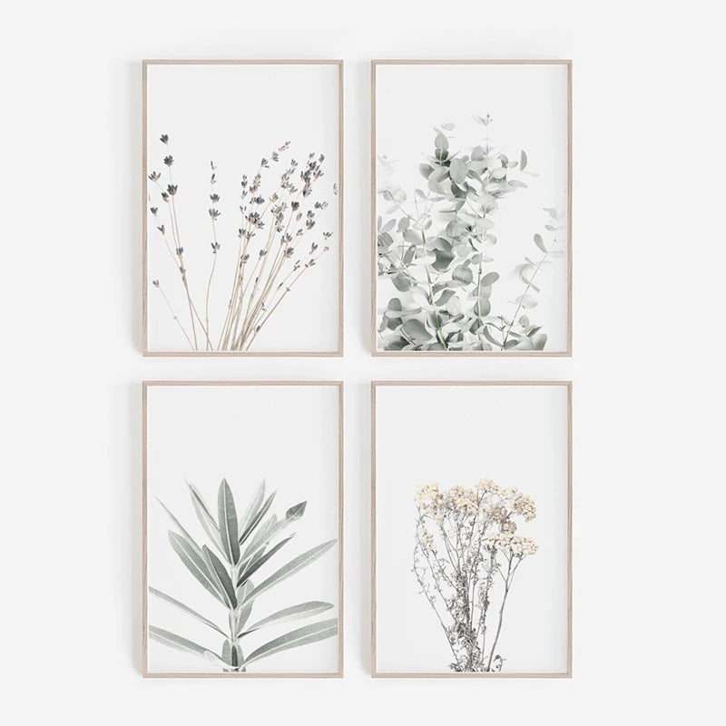 Nordica Minimalist Plant Canvas