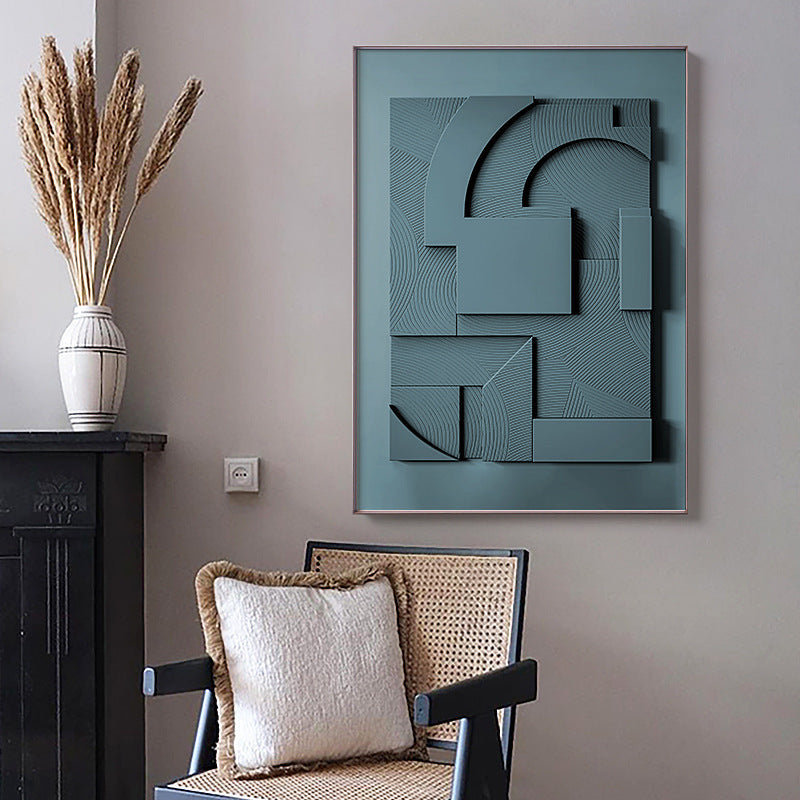 Geometric Morandi Abstract Canvas