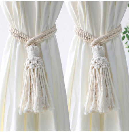 Isla Cotton Rope Curtain Ties