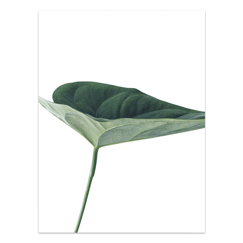 Green Leaf Serenity Wall Art