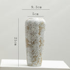 Chinese-inspired glazed ceramic vase with sophisticated minimalist aesthetic