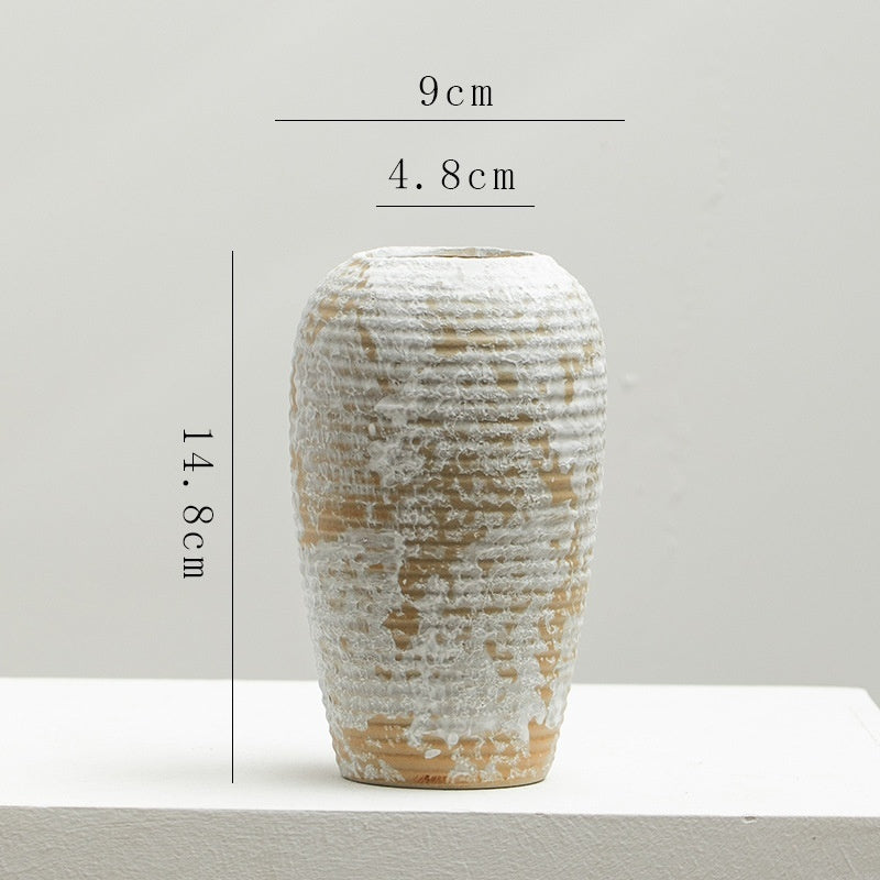 Unique decorative vase with handcrafted ceramic texture for modern homes